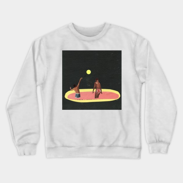 Pool Games Crewneck Sweatshirt by Cassia